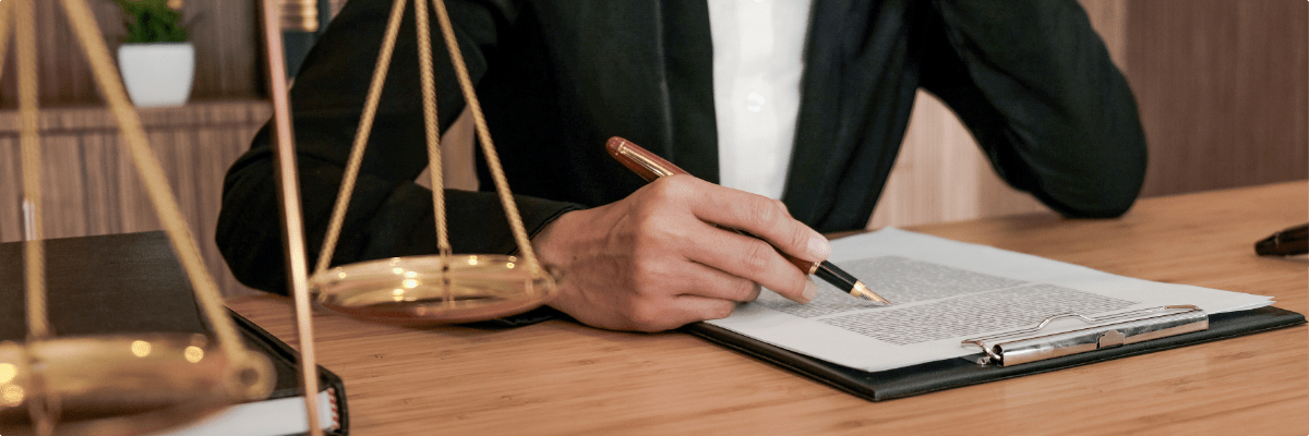 picture of a lawyer reviewing a report of the jurisdiction in india