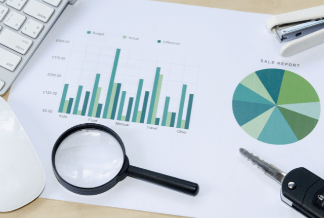 picture of a report prepared by researching a business market in india